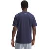 image:imageUnder Armour Mens Sportstyle Colorblock TShirtWashed Navy  Calm Blue