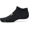 image:imageUnder Armour Unisex Adult Essential No Show Socks 6Pairs002 Black  Black  Halo Gray