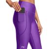 image:imageUnder Armour Womens HeatGear Armour High Waisted Ankle NoSlip Leggings525 Lavish   White