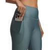 image:imageUnder Armour Womens HeatGear Armour High Waisted Ankle NoSlip Leggings587 Jasper Blue   White