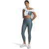 image:imageUnder Armour Womens HeatGear Armour High Waisted Ankle NoSlip Leggings587 Jasper Blue   White