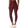 image:imageUnder Armour Womens HeatGear Armour High Waisted Ankle NoSlip Leggings600 Dark Maroon   Black