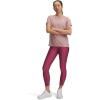 image:imageUnder Armour Womens HeatGear Armour High Waisted Ankle NoSlip Leggings659 Fuchsia Dusk   White