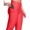 image:imageUnder Armour Womens HeatGear Armour High Waisted Ankle NoSlip Leggings713 Racer Red   Black