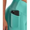 image:imageUnder Armour Womens HeatGear Armour High Waisted Ankle NoSlip LeggingsNeptune 369Sea Mist
