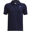 image:imageUnder Armour Boys Matchplay Golf Polo Big Kid410 Midnight Navy   Pitch Gray