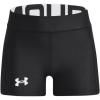 image:imageUnder Armour Girls Utility Softball Slider Shorts001 Black   White