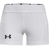 image:imageUnder Armour Girls Utility Softball Slider Shorts100 White   Black