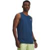image:imageUnder Armour Mens Tech Tank Top498 Wham Blue   White