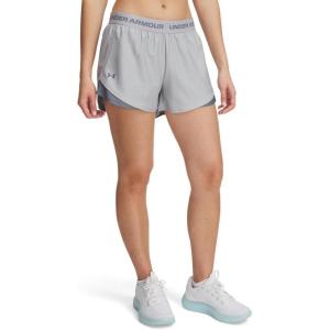 image:imageUA Tech Play Up Womens 3 Loose Fit Shorts011 Mod Gray   Gravel