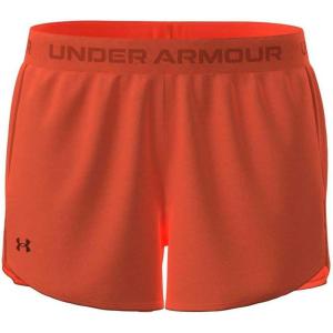 image:imageUA Tech Play Up Womens 3 Loose Fit ShortsOrange BaseSurplus Orange