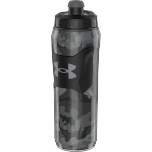 image:imageUnder Armour 28oz Playmaker Squeeze Insulated 2  Sports Water Jug Leak Resistant for Baseball Football amp More Black Steel CamoBlack Steel Camo