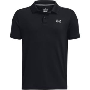 image:imageUnder Armour Boys Matchplay Golf Polo Big Kid001 Black   Pitch Gray