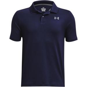 image:imageUnder Armour Boys Matchplay Golf Polo Big Kid410 Midnight Navy   Pitch Gray