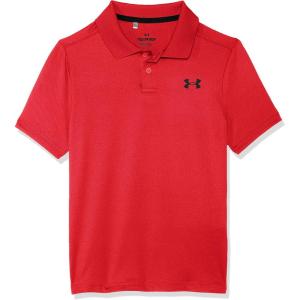 image:imageUnder Armour Boys Matchplay Golf Polo Big Kid600 Red   Black