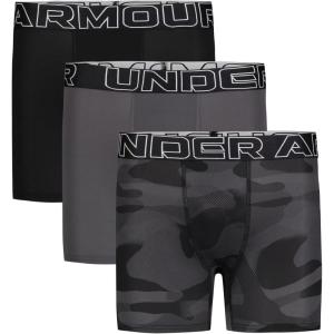 image:imageUnder Armour Boys Multipack Performance Tech Boxer Brief Lightweight amp Smooth Stretch FitBlackCamo