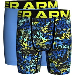 image:imageUnder Armour Boys Multipack Performance Tech Boxer Brief Lightweight amp Smooth Stretch FitNeo Camo