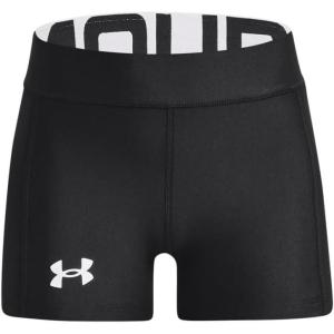 image:imageUnder Armour Girls Utility Softball Slider Shorts001 Black   White
