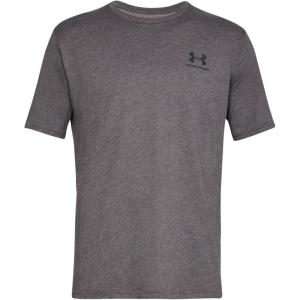 image:imageUnder Armour Mens Sportstyle Colorblock TShirtCharcoal Medium HeatherBlack