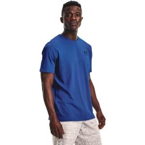 image:imageUnder Armour Mens Sportstyle Colorblock TShirtTech BlueBlack