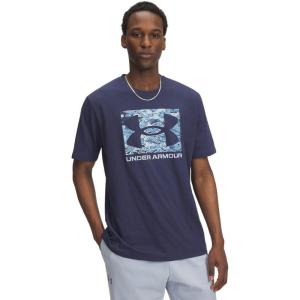 image:imageUnder Armour Mens Sportstyle Colorblock TShirtWashed Navy  Calm Blue