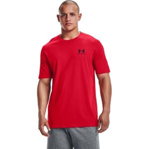 image:imageUnder Armour Mens UA Sportstyle Left Chest Short Sleeve ShirtRed