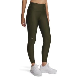 image:imageUnder Armour Womens HeatGear Armour High Waisted Ankle NoSlip Leggings308 Expedition Green   White