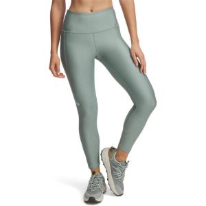 image:imageUnder Armour Womens HeatGear Armour High Waisted Ankle NoSlip Leggings349 Silica Green   White