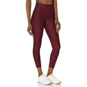 image:imageUnder Armour Womens HeatGear Armour High Waisted Ankle NoSlip Leggings600 Dark Maroon   Black
