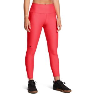 image:imageUnder Armour Womens HeatGear Armour High Waisted Ankle NoSlip Leggings713 Racer Red   Black