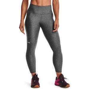 image:imageUnder Armour Womens HeatGear Armour High Waisted Ankle NoSlip LeggingsCharcoal Light Heather 019White