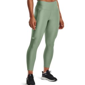 image:imageUnder Armour Womens HeatGear Armour High Waisted Ankle NoSlip LeggingsSilica Green 348White