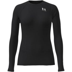 image:imageUnder Armour Womens HeatGear Compression LongSleeve TShirt008 Ultimate Black   White