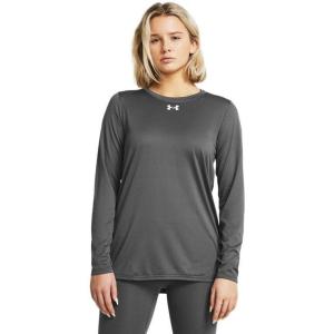 image:imageUnder Armour Womens HeatGear Compression LongSleeve TShirtCastlerockwhite