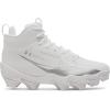 image:imageUnder Armour Boys Spotlight Hammer Jr Rm Football Cleats100 WhiteMetallic SilverMetallic Silver