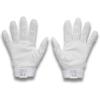 image:imageUnder Armour Mens Clean Up Baseball Gloves100 White  White  Metallic Silver