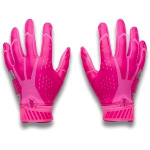 image:imageUnder Armour Blur Pee Wee Football Gloves694 Pink Rave  Virtual Pink  Metallic Silver