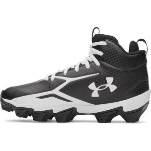 image:imageUnder Armour Boys Spotlight Hammer Jr Rm Football Cleats001 BlackWhiteWhite