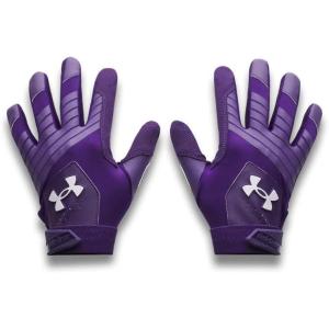 image:imageUnder Armour Mens Clean Up Baseball Gloves500 Purple  Purple  White
