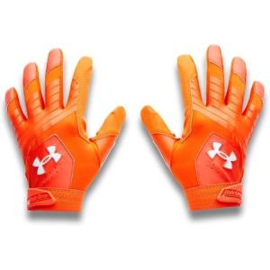 image:imageUnder Armour Mens Clean Up Baseball Gloves860 Dark Orange  Dark Orange  White