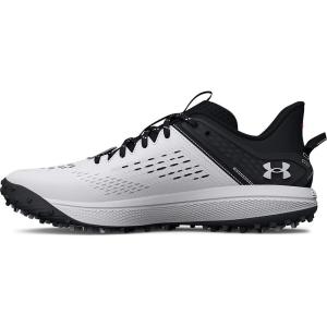 image:imageUnder Armour Mens Yard Low Turf Baseball ShoeBaseball Shoe002 BlackWhiteWhite