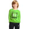 image:imageUnder Armour Boys Long Sleeve Logo Graphic TShirt Lightweight amp Breathable Relaxed FitGreen Frame Twist