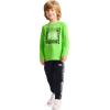image:imageUnder Armour Boys Long Sleeve Logo Graphic TShirt Lightweight amp Breathable Relaxed FitGreen Frame Twist
