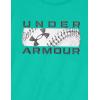 image:imageUnder Armour Boys Short Sleeve Baseball Graphic TShirt Lightweight amp Breathable Relaxed FitBirdie Green Hardball
