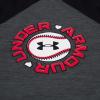 image:imageUnder Armour Boys Short Sleeve Baseball Graphic TShirt Lightweight amp Breathable Relaxed FitBlack Raglan Tech