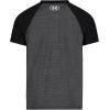 image:imageUnder Armour Boys Short Sleeve Baseball Graphic TShirt Lightweight amp Breathable Relaxed FitBlack Raglan Tech