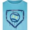 image:imageUnder Armour Boys Short Sleeve Baseball Graphic TShirt Lightweight amp Breathable Relaxed FitFresco Blue Spray