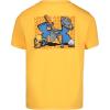 image:imageUnder Armour Boys Short Sleeve Baseball Graphic TShirt Lightweight amp Breathable Relaxed FitOrange Nova Logo