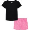 image:imageUnder Armour Girls 2piece Short Sleeve Tee and Shorts Set Lightweight and ComfortableBlack Mesh