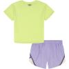 image:imageUnder Armour Girls 2piece Short Sleeve Tee and Shorts Set Lightweight and ComfortableFade Green Awesome